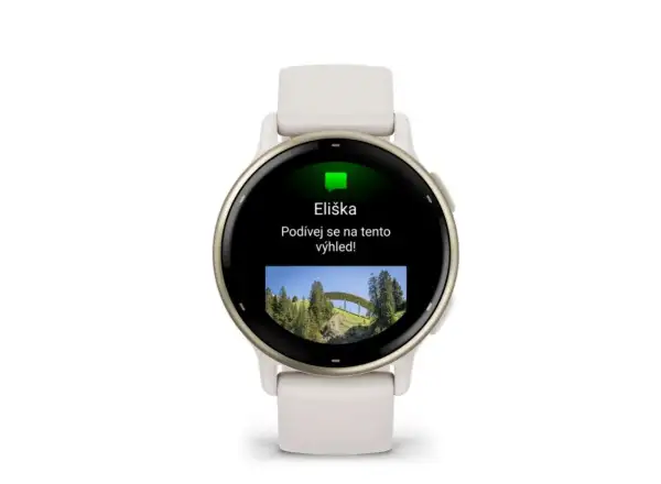 Garmin vívoactive 5 smart watch Ivory/Cream Gold