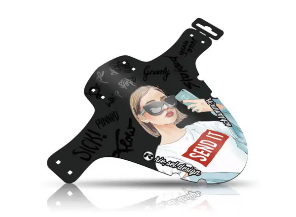 Rie:sel Design Schlamm:PE front mini mudguard girl send it