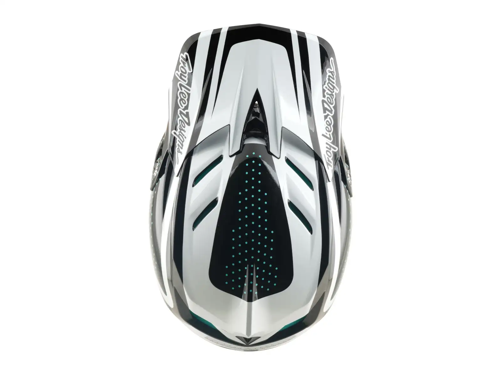 Troy Lee Designs D4 Composite MIPS helmet Crest Real Teal