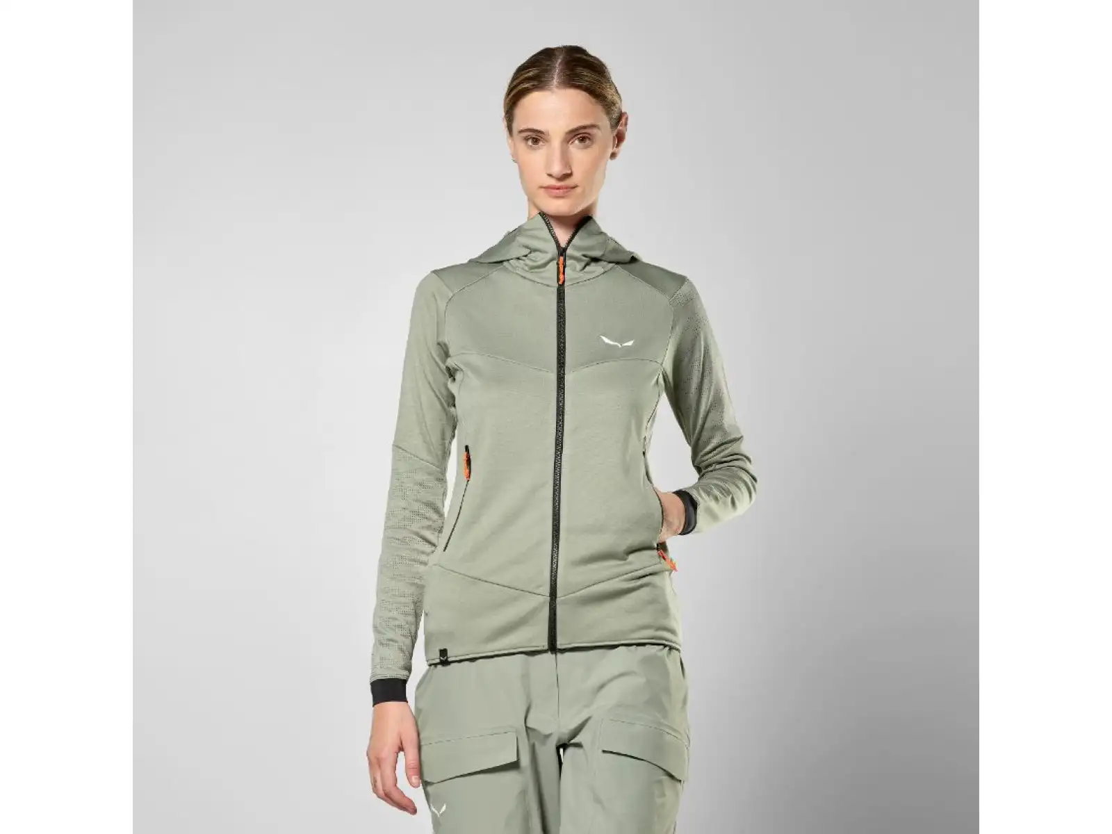 Salewa Sella Crevasse Hooded women's hoodie Zephyr.