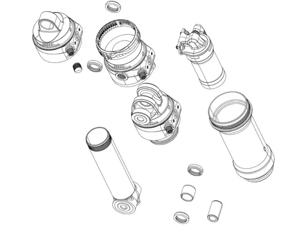 Rock Shox damper volume spacer kit – for Trek IsoStrut A1+ (from 2024, includes 2 tokens)