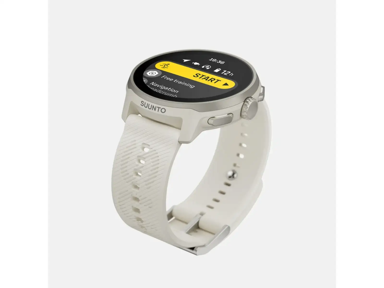 Suunto Run smart watch silicone strap Frost Gray