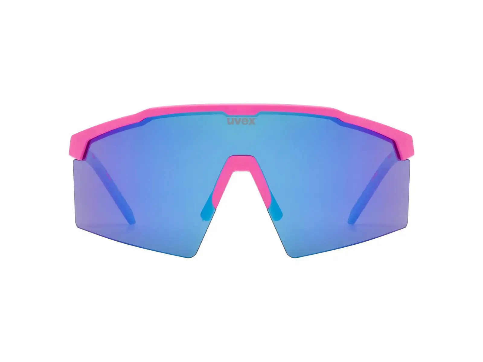 Uvex Flowline sunglasses Pink Matt/Mirror Blue