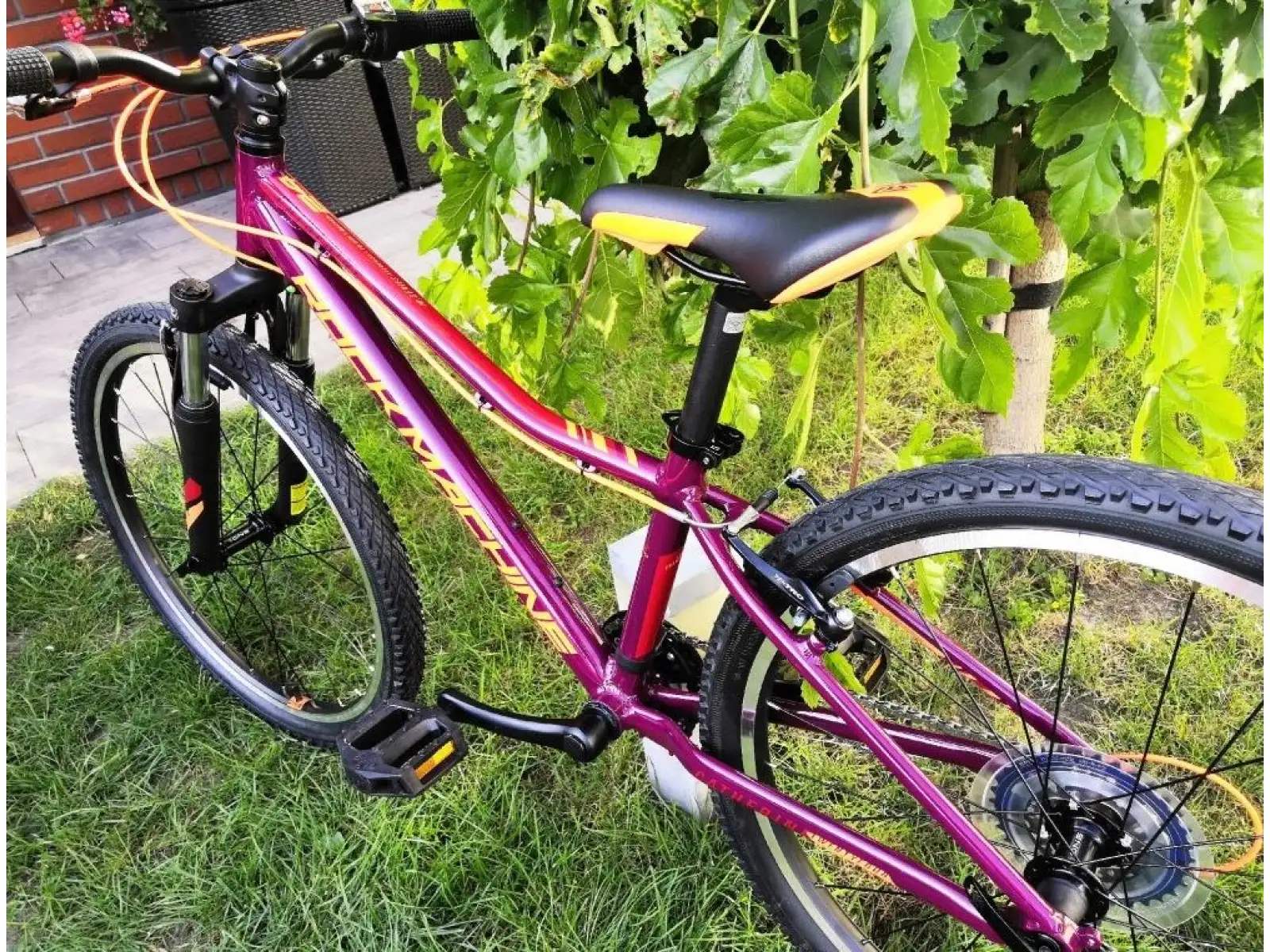Rock Machine Catherine 24 VB mountain bike gloss crimson/orange/crimson
