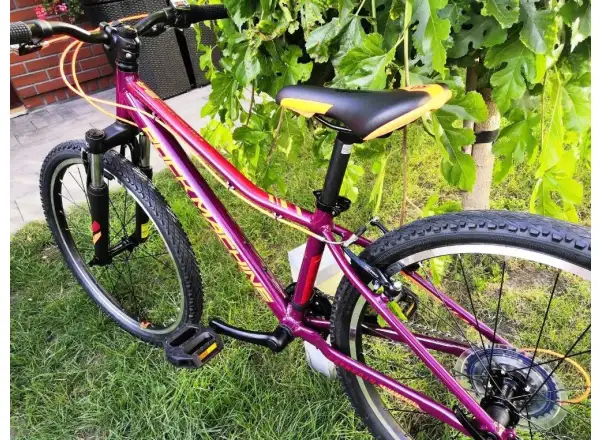 Rock Machine Catherine 24 VB mountain bike gloss crimson/orange/crimson