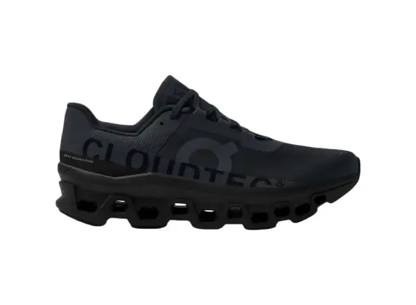 On Cloudmonster Running Shoes Men All Black