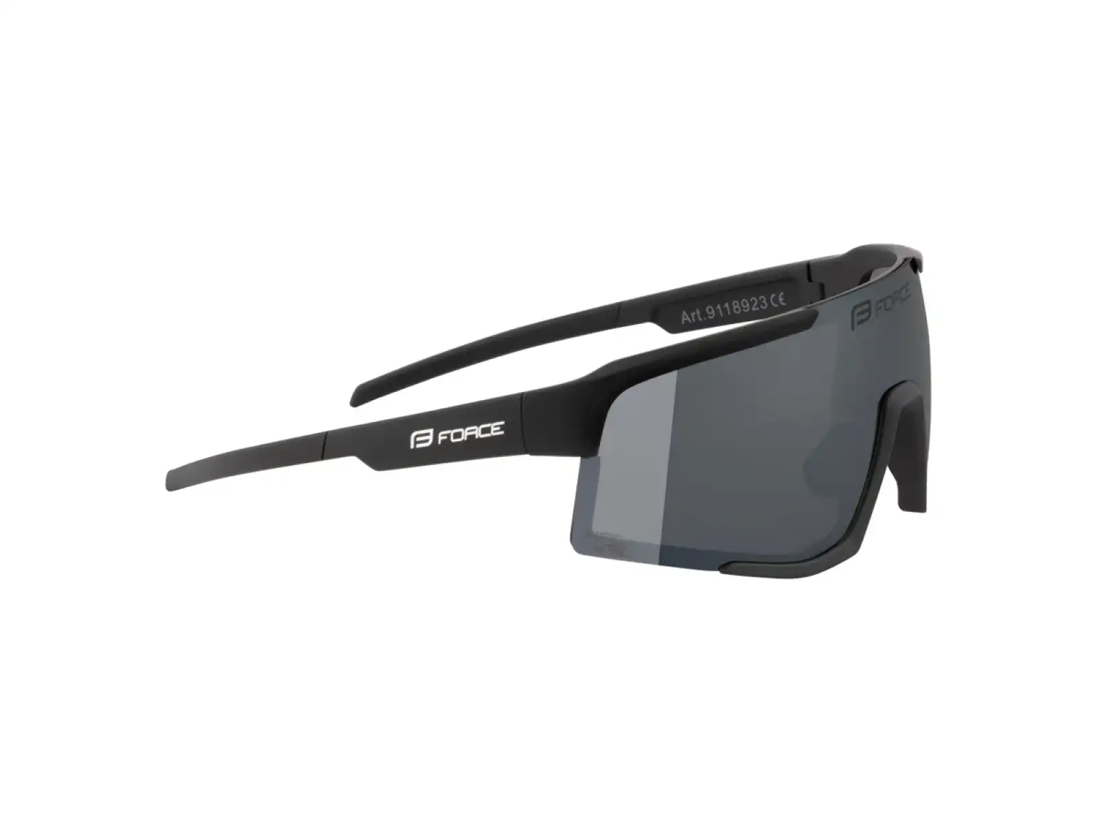 Force Zenith cycling glasses black/black mirrored lens