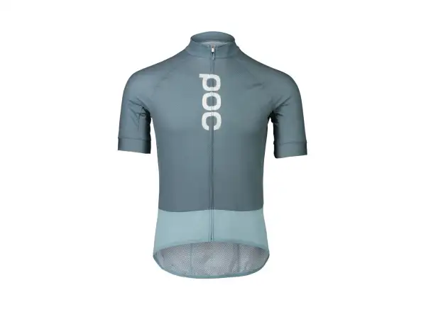 POC Essential Road Logo men's jersey short sleeve Calcite Blue/Mineral Blue