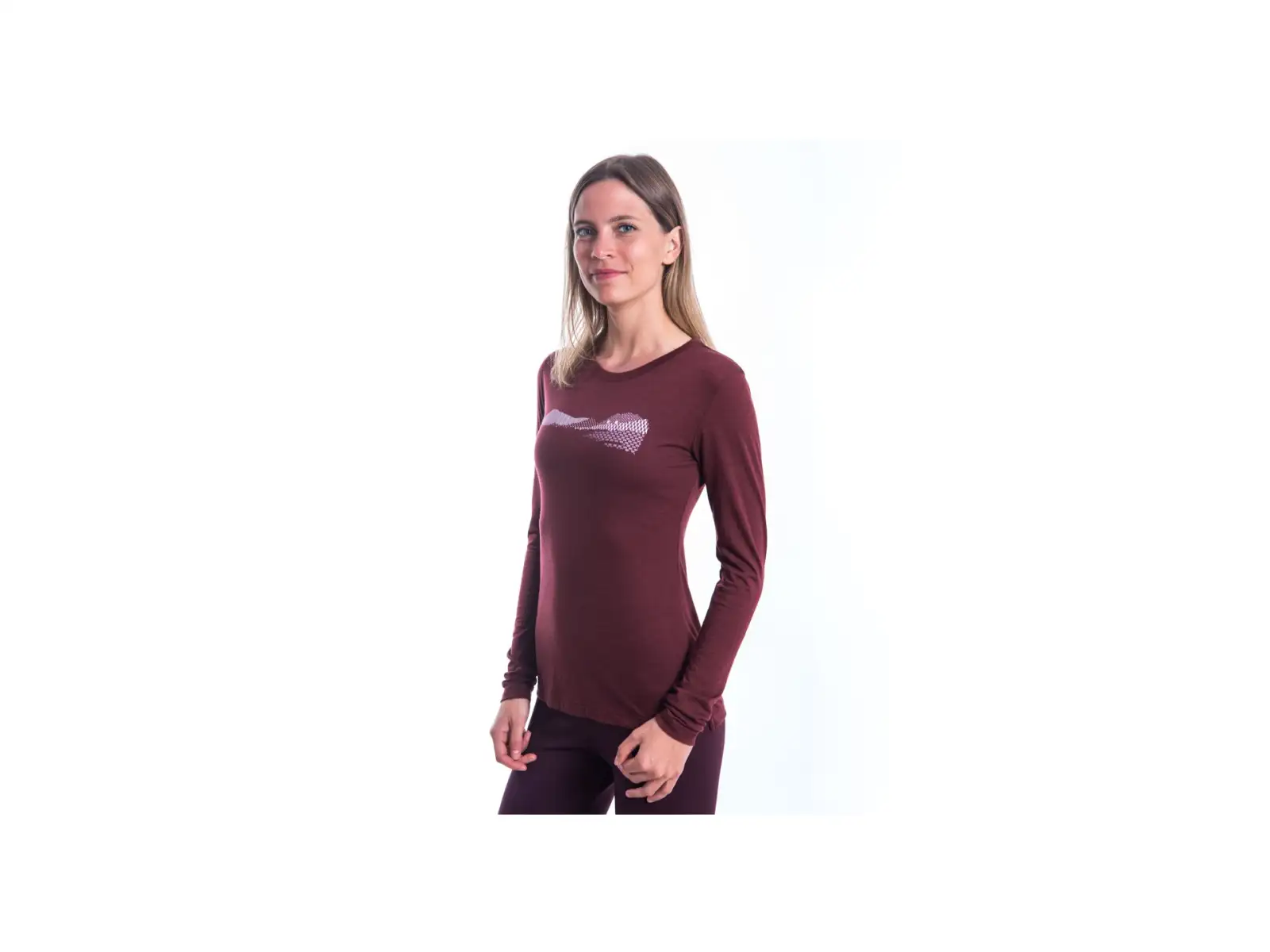 Sensor Merino Air PT Hills women's long sleeve shirt Port Red