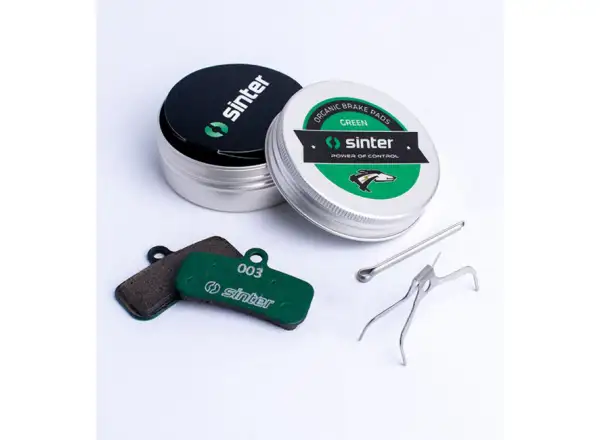 Sinter Shimano D Type brake pads polymer green