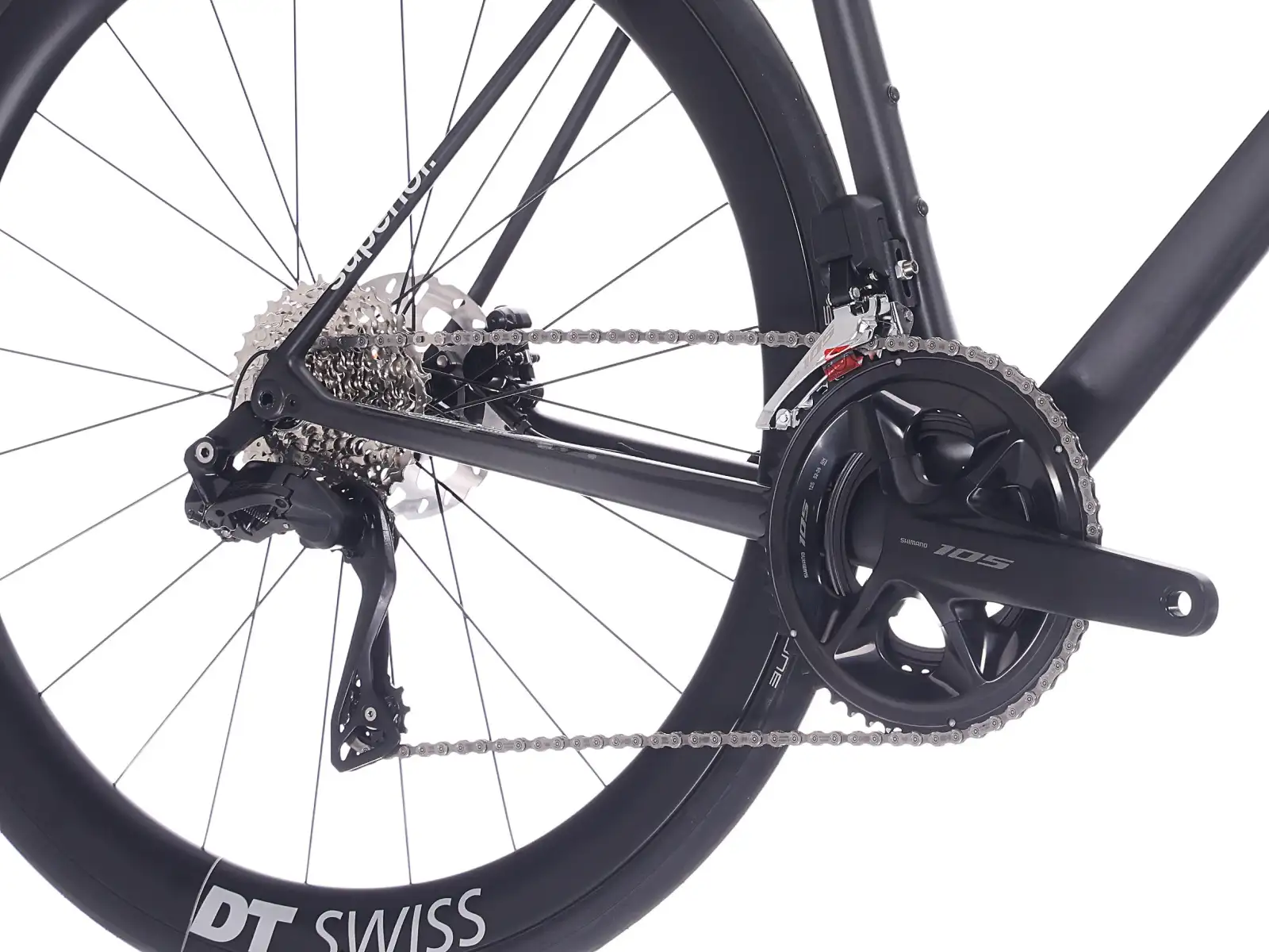 Superior RR 9.6 road bike Matte Carbon / White