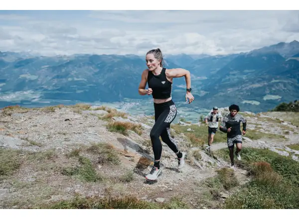 Dynafit Trail 7/8 women's running leggings Black Out/Overcast
