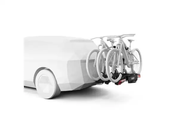 Thule Epos carrier on towbar for 3 bikes