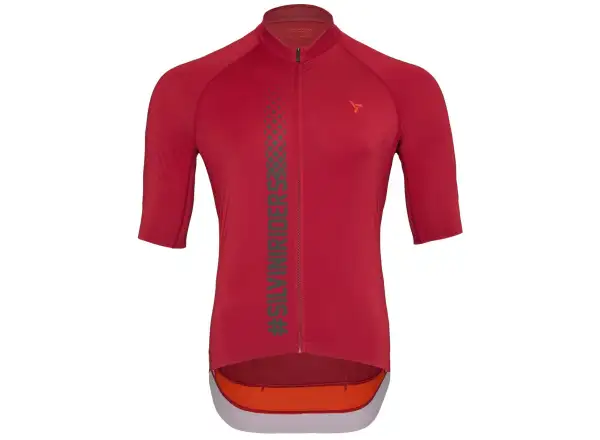 Silvini Mazzano men's jersey short sleeve Merlot/Ruby