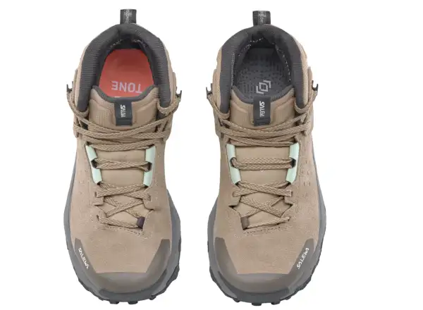 Salewa Pedroc 2 Leather Mid PTX women's shoes Quicksand/Bungee Cord