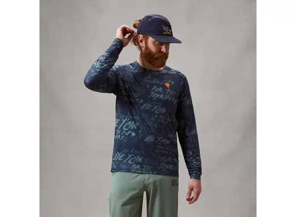 Endura Singletrack men's jersey long sleeve Carbon Grey