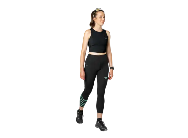 Dynafit Trail Crop Top women's sleeveless shirt Black Out