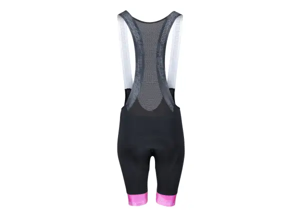 Force Stripe Lady women's bib shorts with pad black/pink
