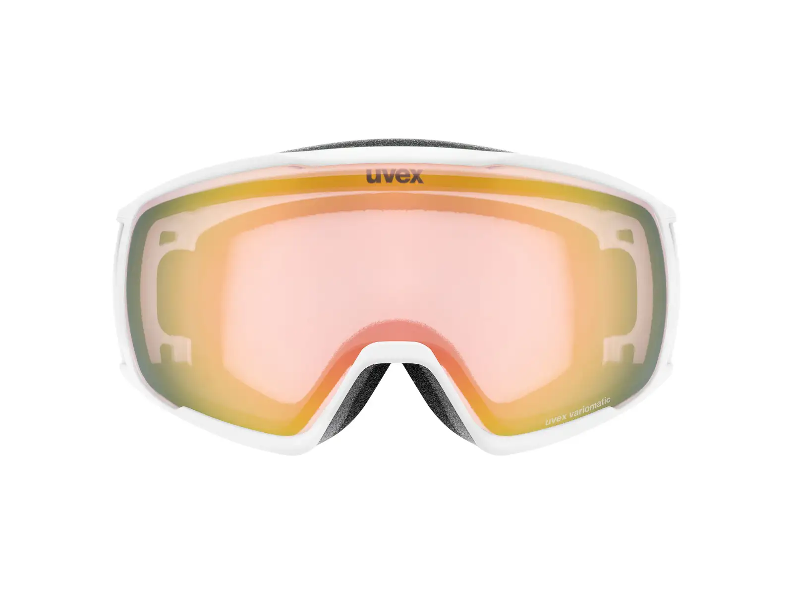 Uvex Vitorious Small V ski goggles white matt/rose - clear