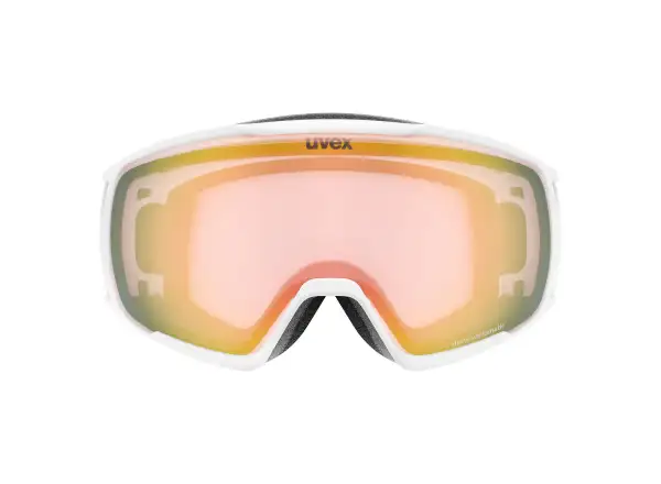 Uvex Vitorious Small V ski goggles white matt/rose - clear