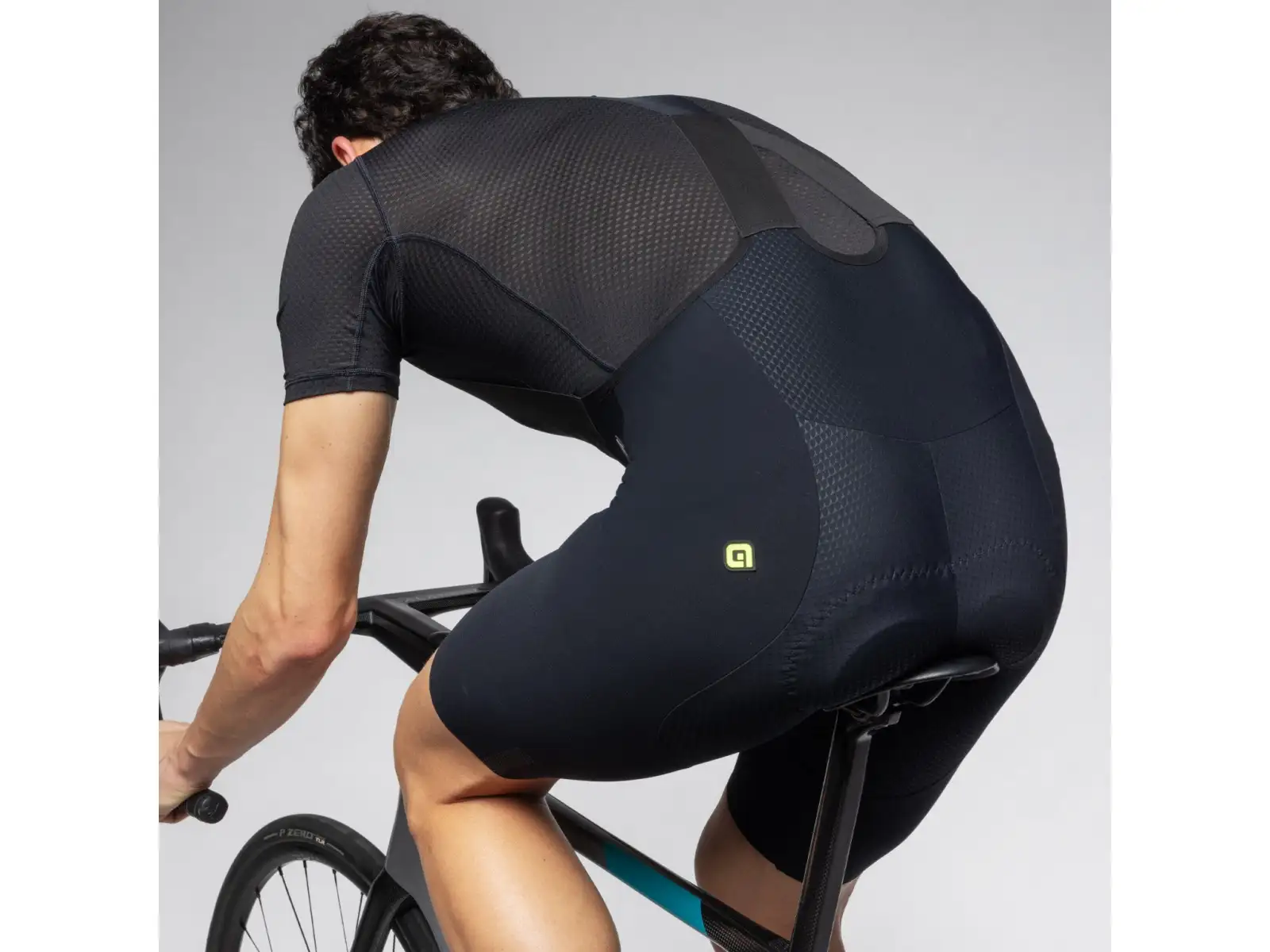 Alé Voltage men's cycling shorts with padding and bib blue
