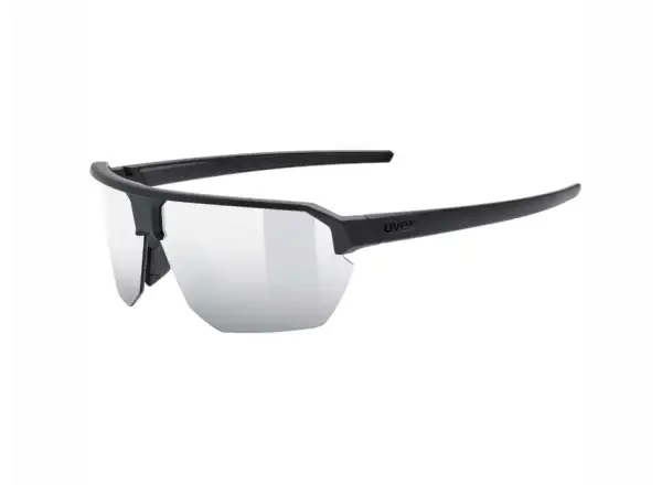 Uvex Vectiv Set cycling glasses Black matt/Mirror Silver
