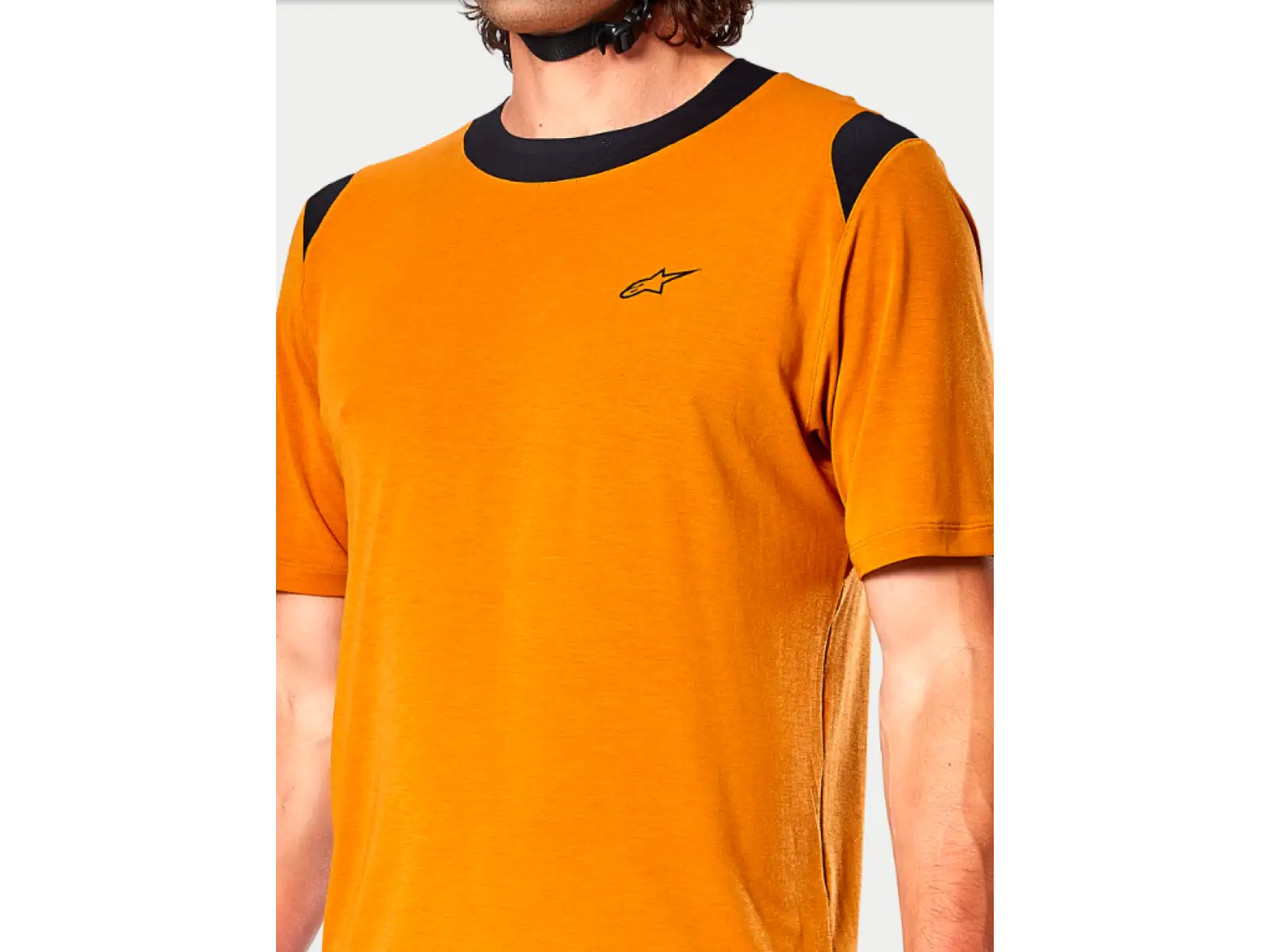 Alpinestars A-Dura Dri Wool men's jersey short sleeve Dark Gold