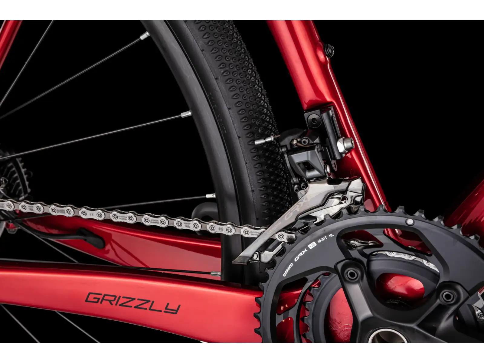 4Ever Grizzly Race gravel bike Flame red