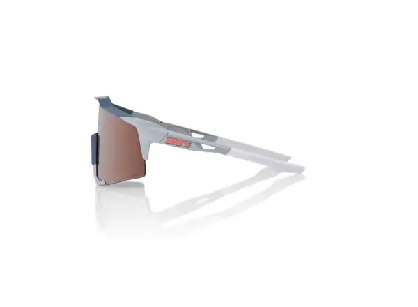 100% SPEEDCRAFT HiPER Crimson Silver Glasses Stone Grey/Brown