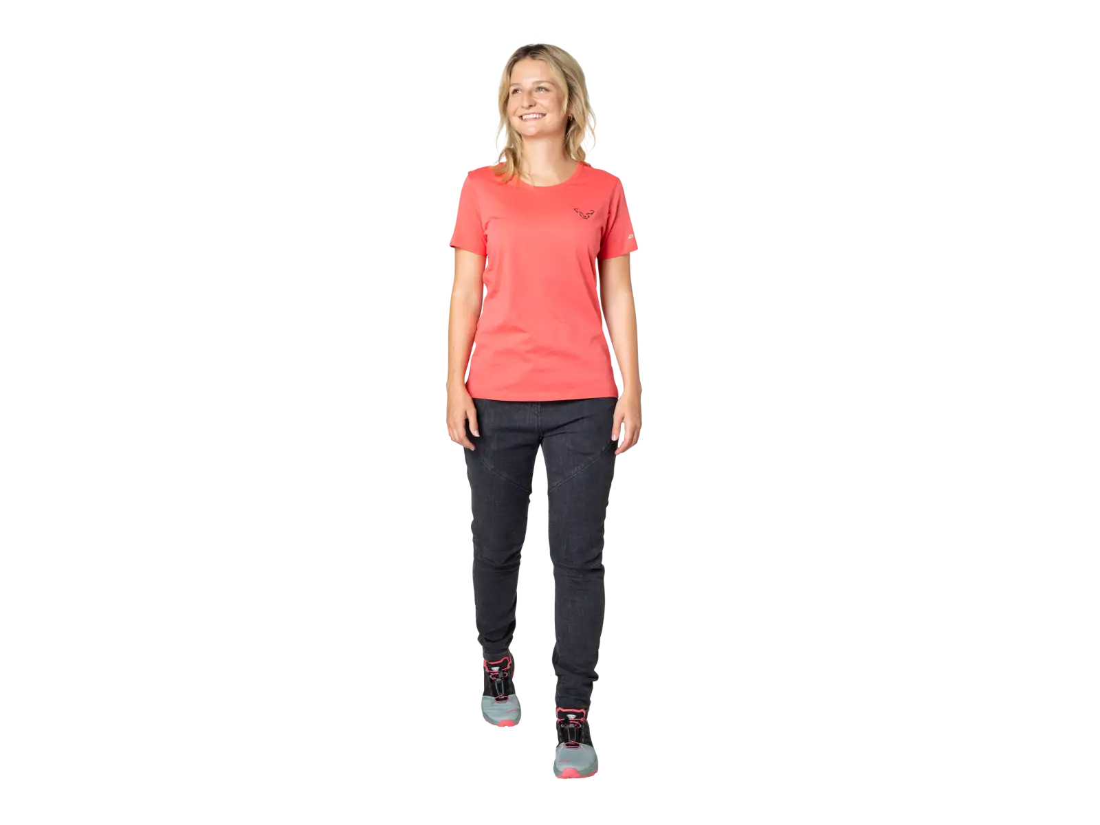 Dynafit 24/7 Graphic women's T-shirt Cabana/Striped Elevation