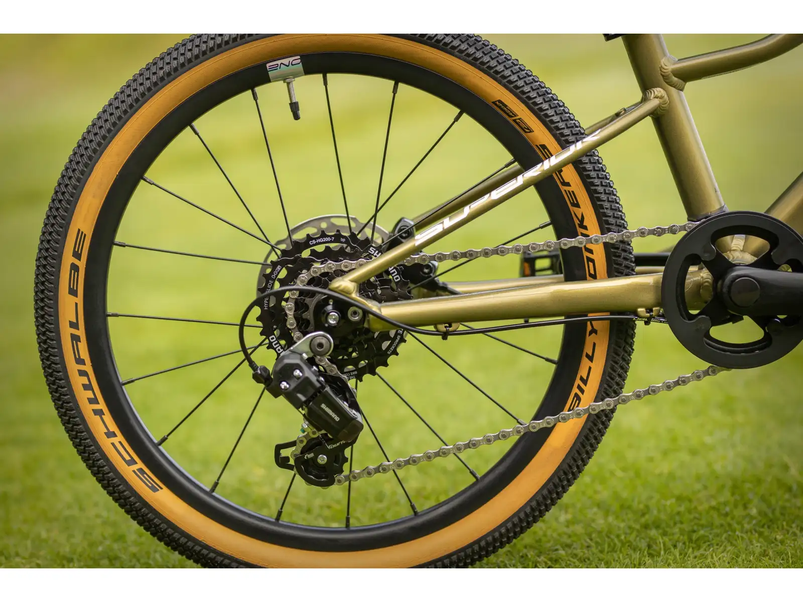 Superior F.L.Y. 20 DB Matte Olive Metallic/Hologram Chrome children's bike