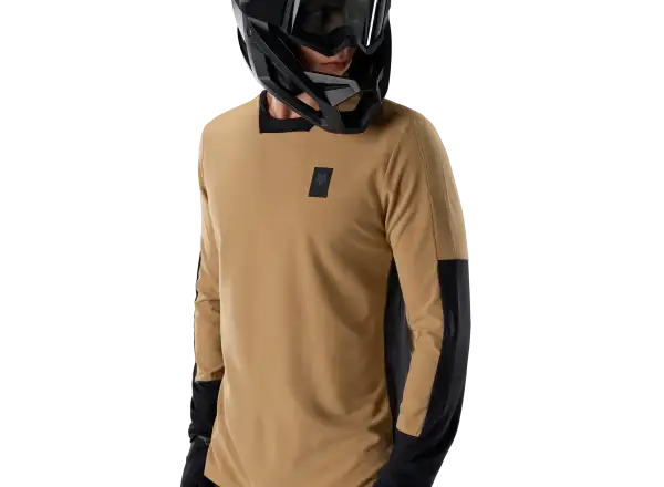Fox Defend Thermal men's jersey long sleeve Brown Sugar