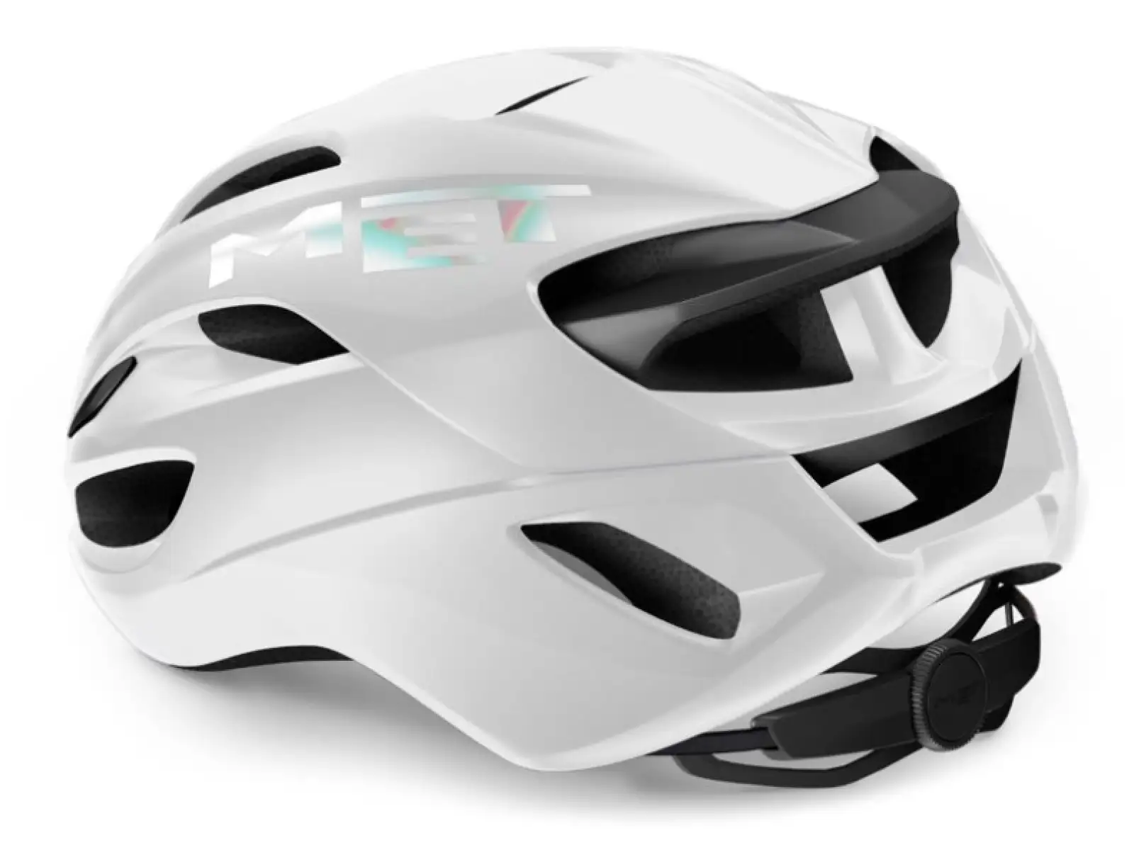 MET Rivale MIPS helmet white holographic glossy