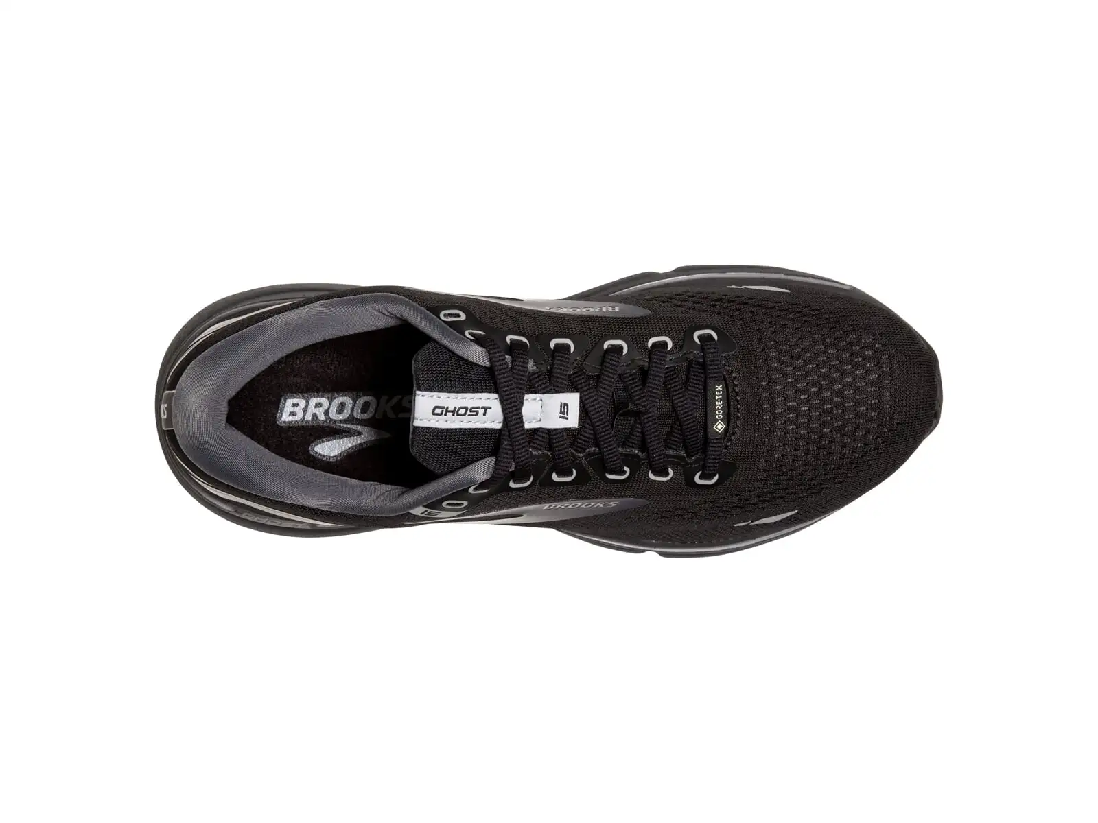 Brooks Ghost 15 GTX men's running shoes black