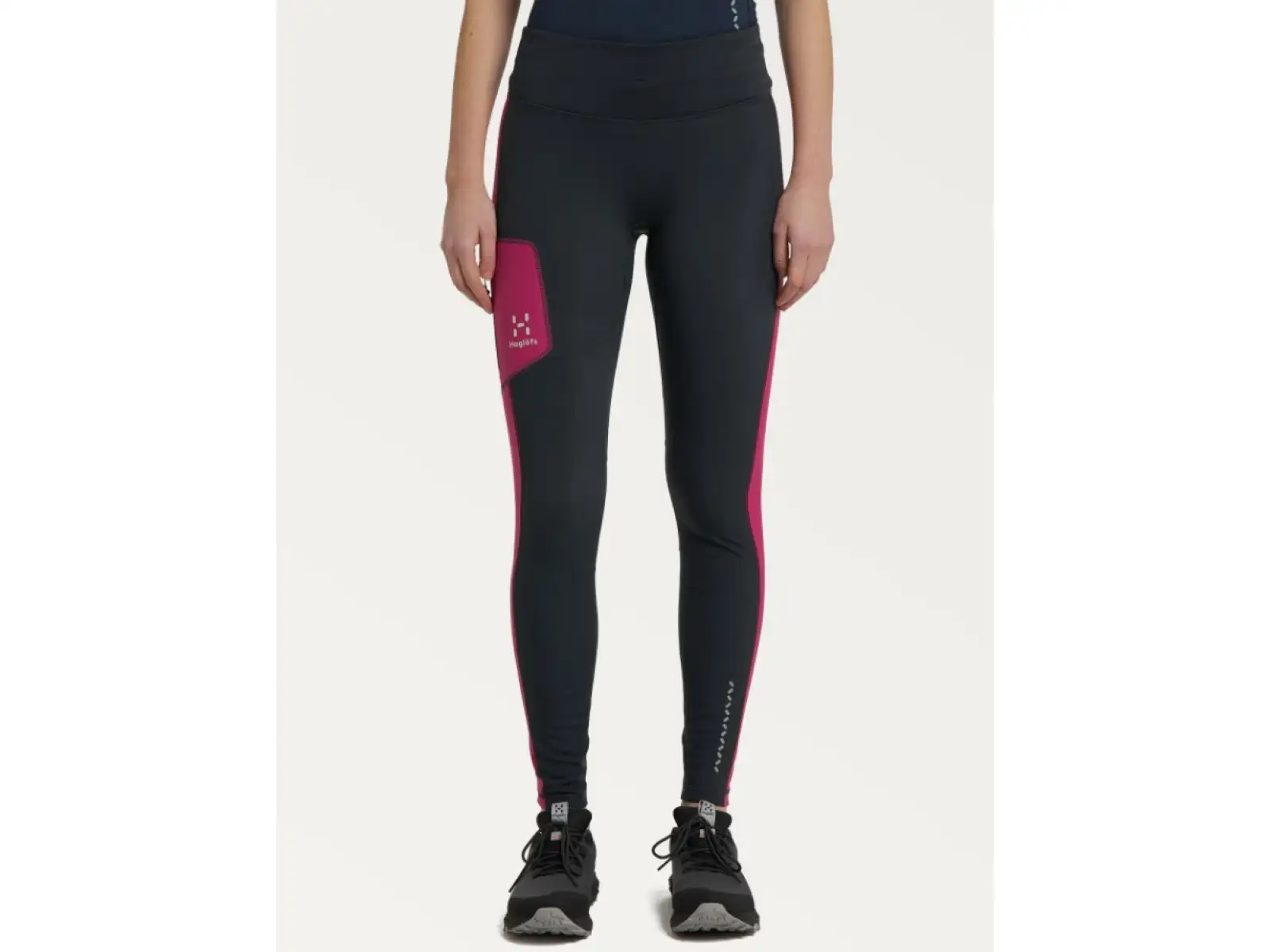 Haglöfs L.I.M Winter women's stretch pants dark grey/pink
