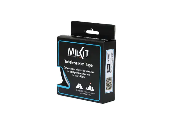 milKit tubeless rim tape 10 m x 25 mm black