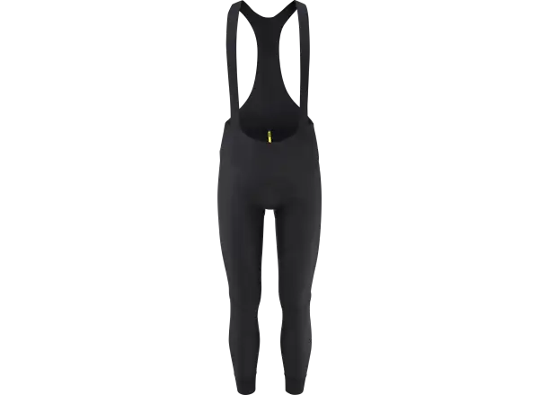 Mavic Cosmic Thermo men's winter tights with pad and bib Black