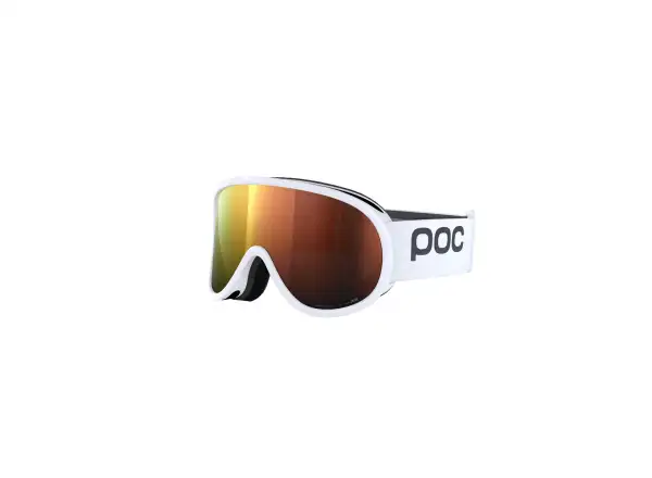 POC Retina Mid ski goggles Hydrogen White/Partly Sunny Orange