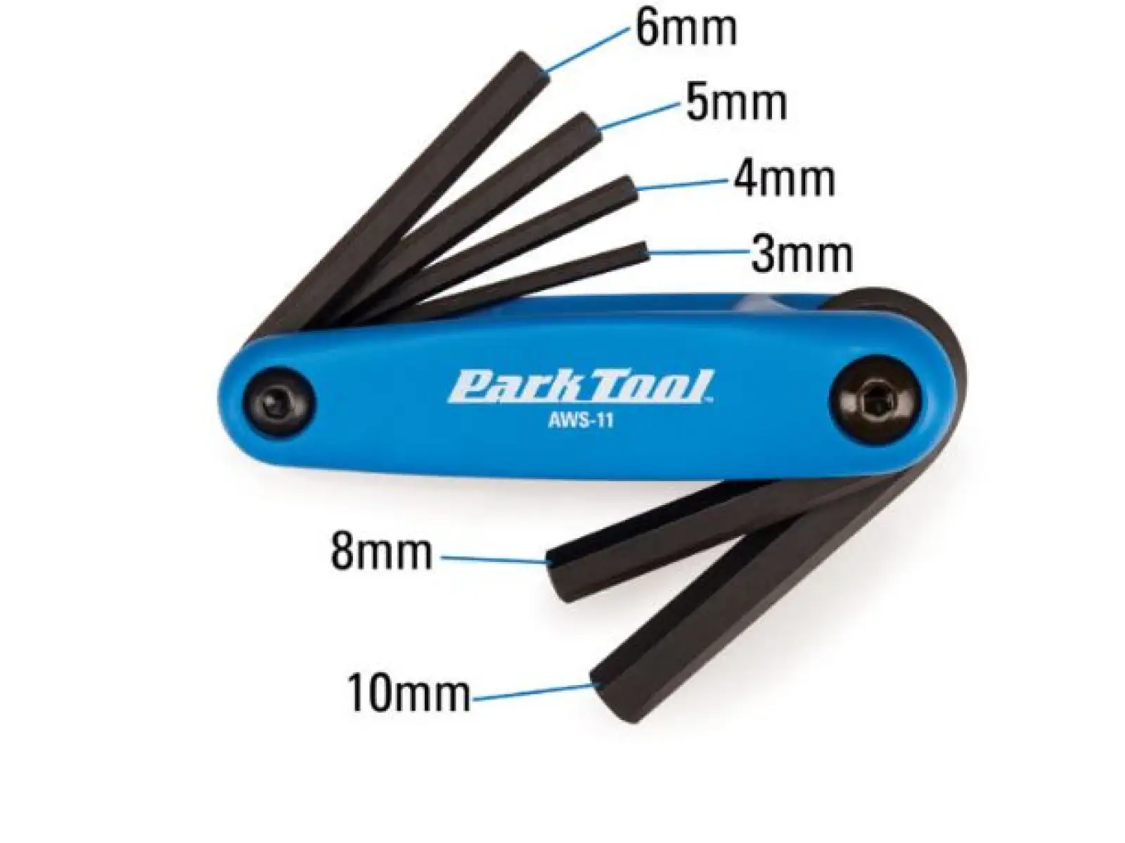 Park Tool AWS-11 Folding Set of Wrenches 6 pcs