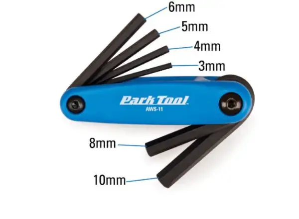 Park Tool AWS-11 Folding Set of Wrenches 6 pcs