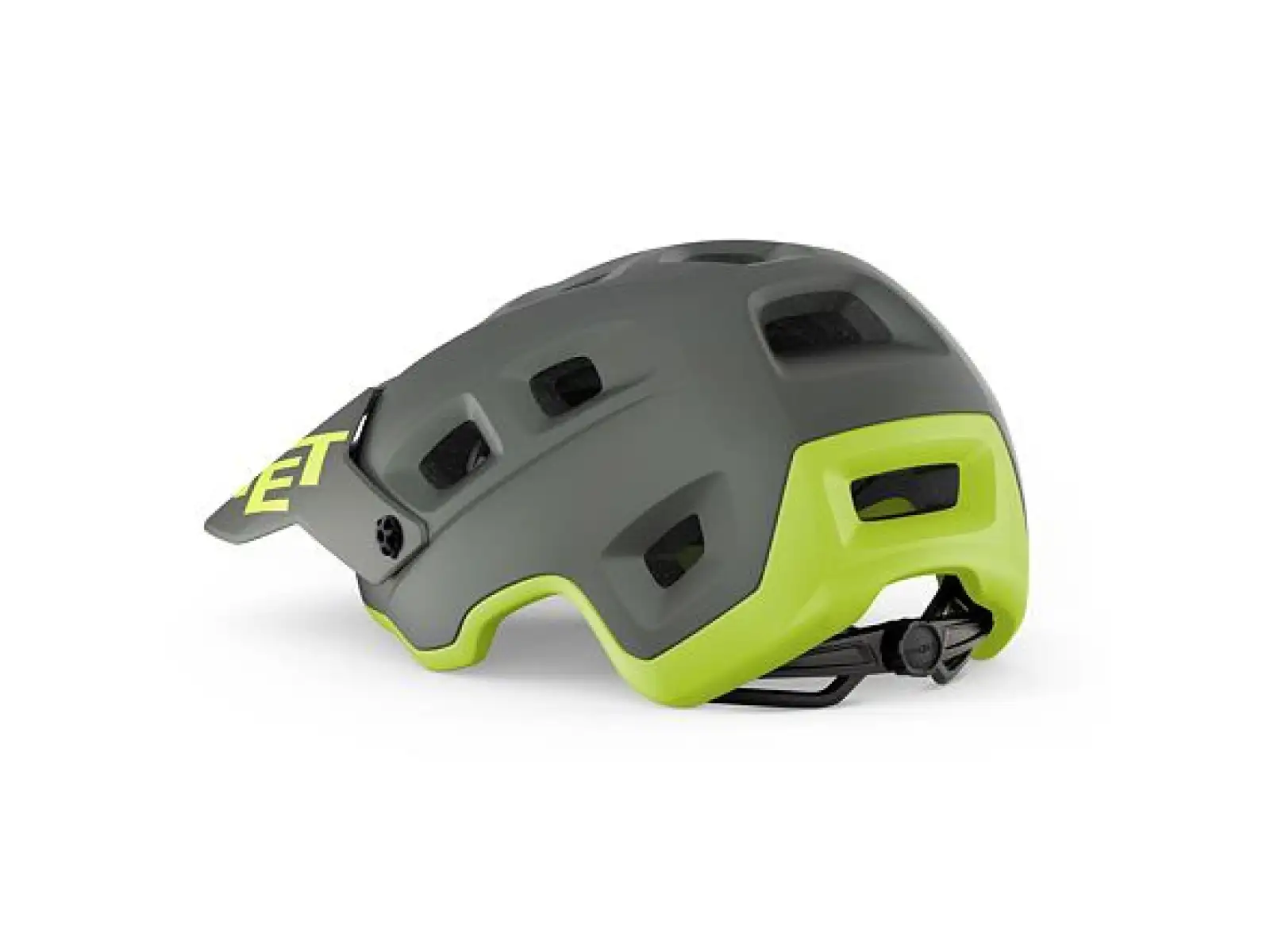 MET Terranova helmet Gray/Lime Matt