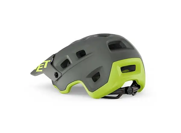 MET Terranova helmet Gray/Lime Matt