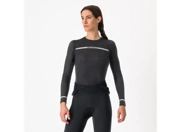 Castelli Merino women's base layer long sleeve Black