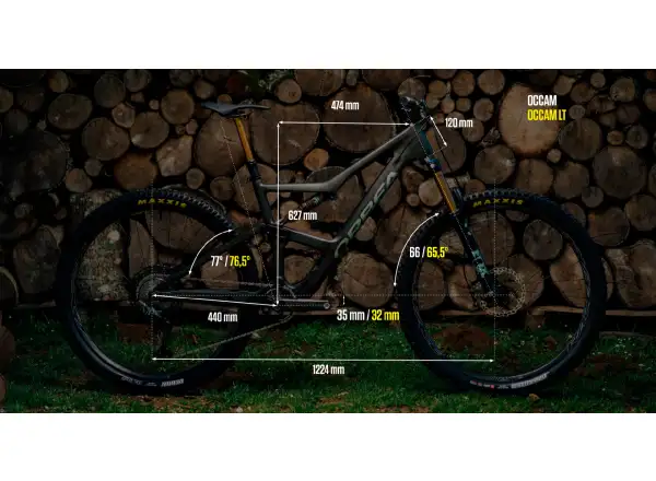 Orbea Occam H30 29 Full-Suspension Mountain Bike Gray-Red