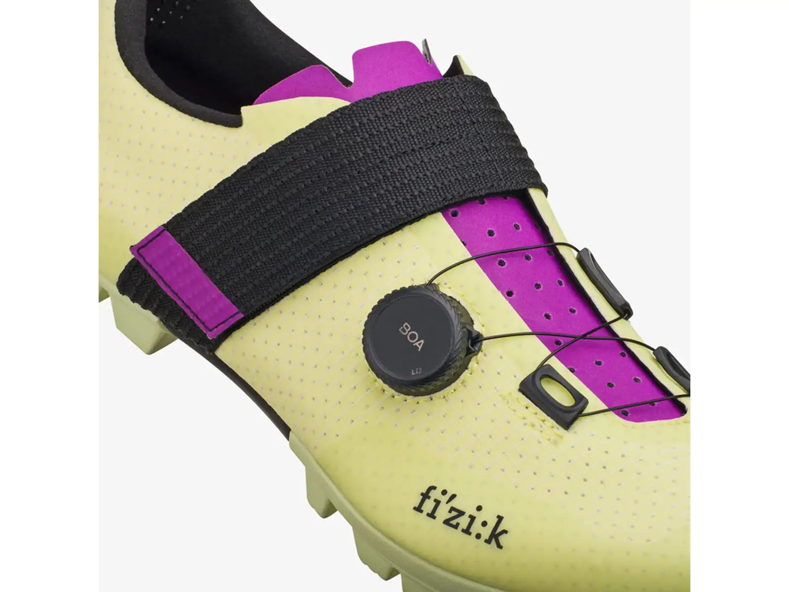 Fizik Vento Ferox MTB shoes Carbon Lime/Purple