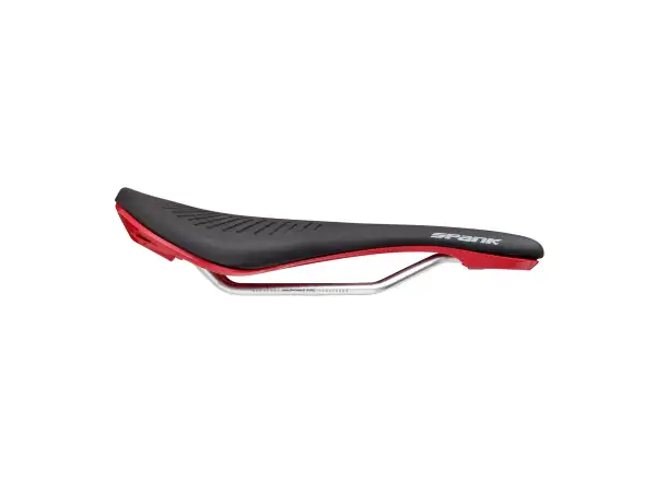 Spank Oozy 220 MTB saddle black/red