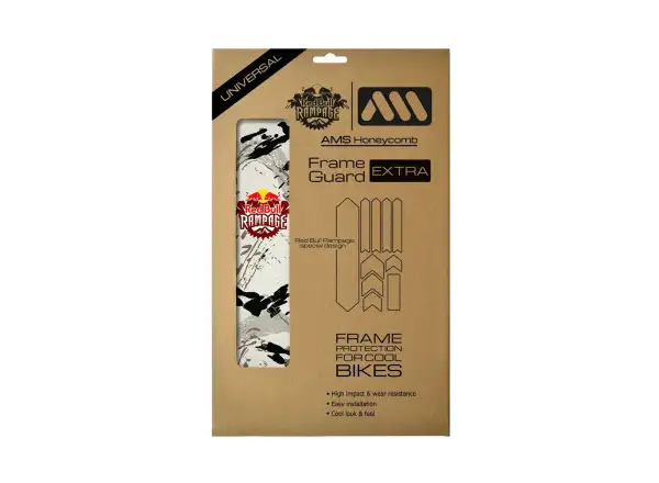 All Mountain Style frame protection stickers Extra RedBull Rampage Grey