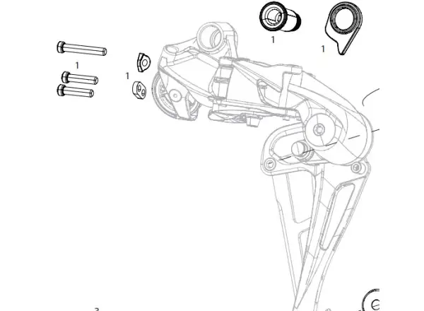 Sram Bolt Set for NX Eagle Rear Derailleurs