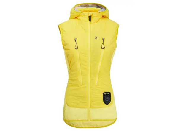 Silvini Polara women's ski touring vest Neon/Charcoal