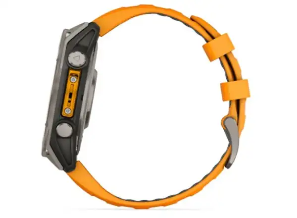 Garmin fenix 8 - 47 mm AMOLED Sapphire smart watch Titanium Orange/Graphite